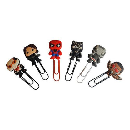 Set Marcadores Clip de paginas de Heroes avengers guardianes