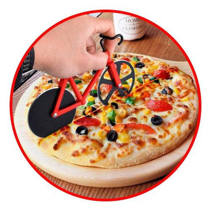 Cortador Creativa De Pizza Bicicleta Bike