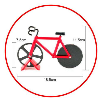 Cortador Creativa De Pizza Bicicleta Bike