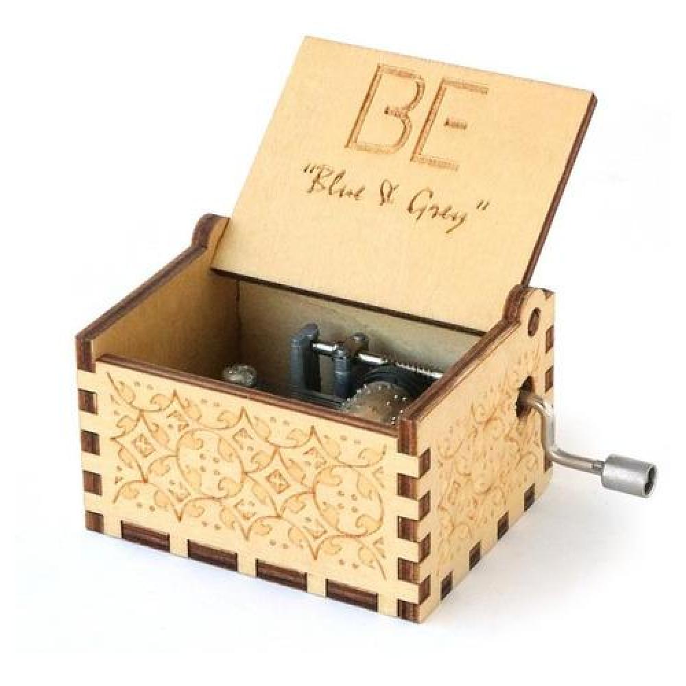 caja musical madera BTS