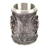 Taza 3d Resina  Cabeza de Baphomet pentagrama cuerno