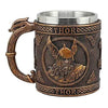 Tazón Taza 3d resina Dioses vikingo Thor