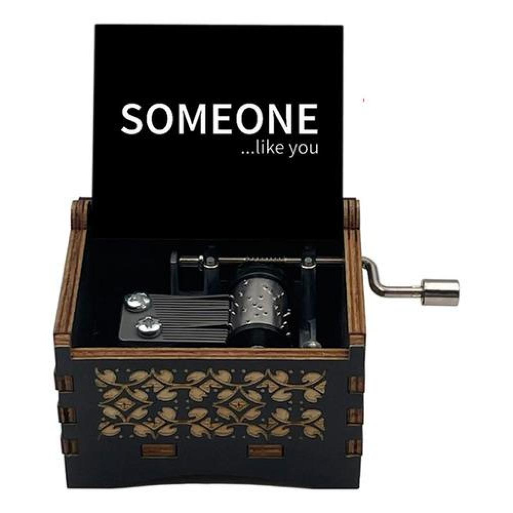 caja musical madera tema Adele - A / M