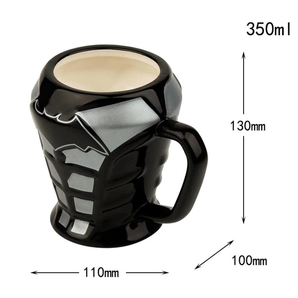 Tazón Taza 3d Cerámica Batman Liga De La Justicia