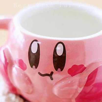 Tazón Cerámica 3d Kirby Chef kawaii Kirby's gamer dream