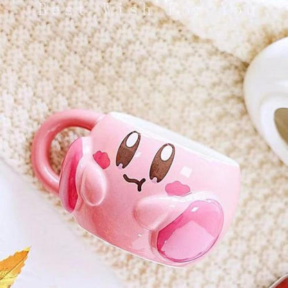 Tazón Cerámica 3d Kirby Chef kawaii Kirby's gamer dream