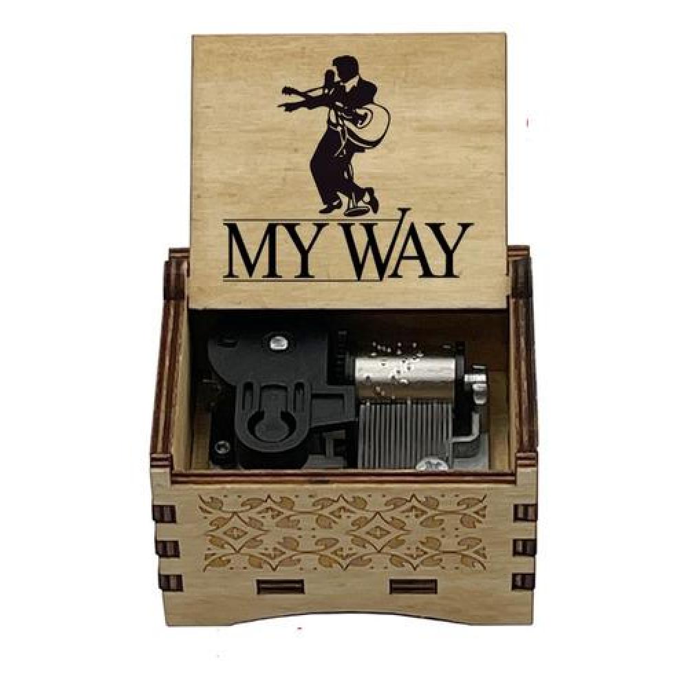 Caja musical My way Fran Sinatra, Elvis A mi manera