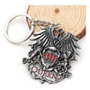 Llavero metálico logo banda musical Queen