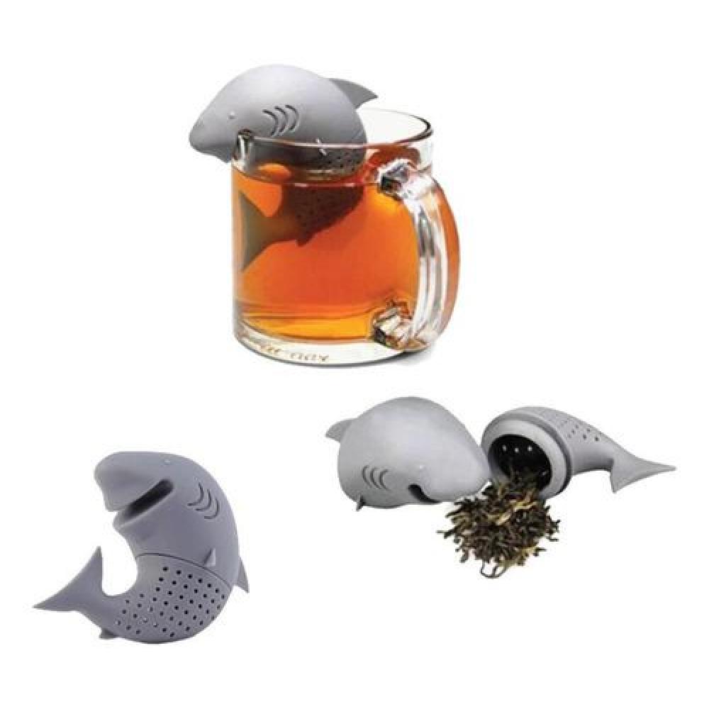 Infusor de té o Hierba silicona entretenido Tiburon