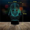 Lámpara 3d Darth Vader Star Wars  Acrilico Transparente