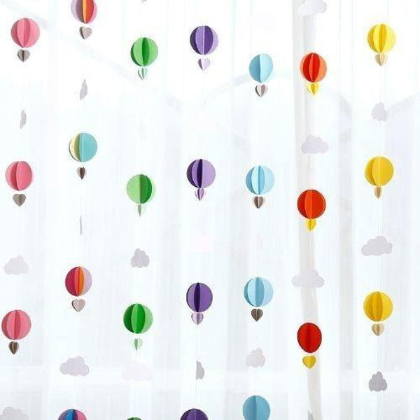 Guirnalda Papel Nube-globo-corazon 3d / 2,6 M Candy Bar