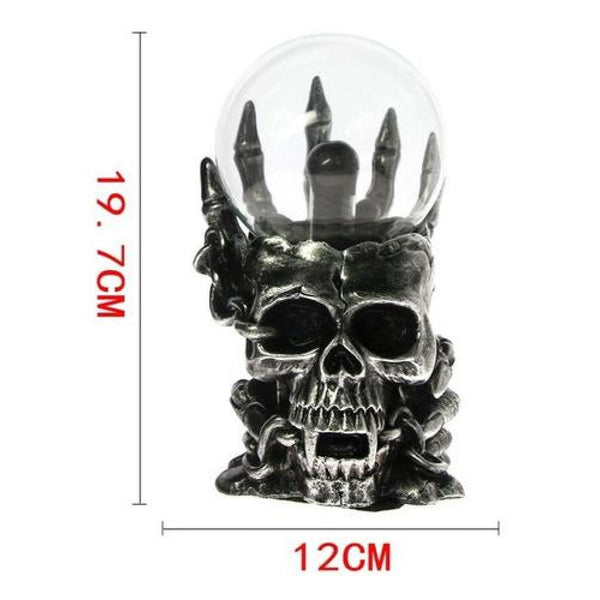 Lámpara Plasma Led Skull Calavera Craneo