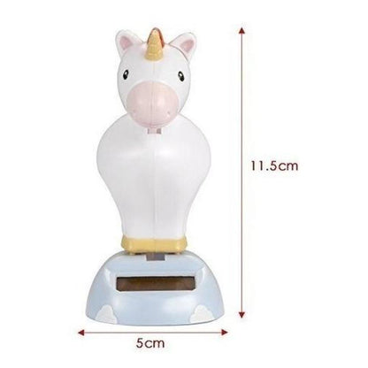 Juguete Solar Unicornio Bailarín  Arcoiris Kawaii (estoykuku