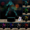 Lámpara 3d Capitan America Marvel, Avengers Control Remoto