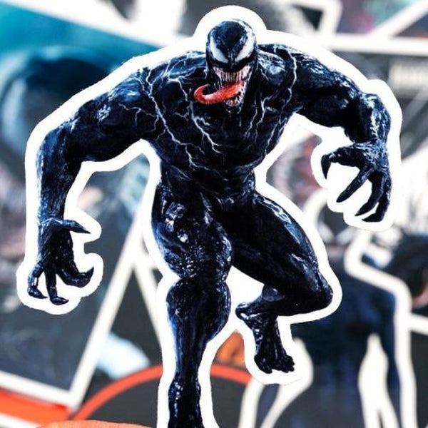 Pack 30 sticker Venon Marvel impermeable celular skater