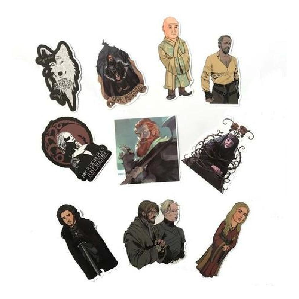 Pack 60 sticker Game of Thrones casas Siguil Impermeable
