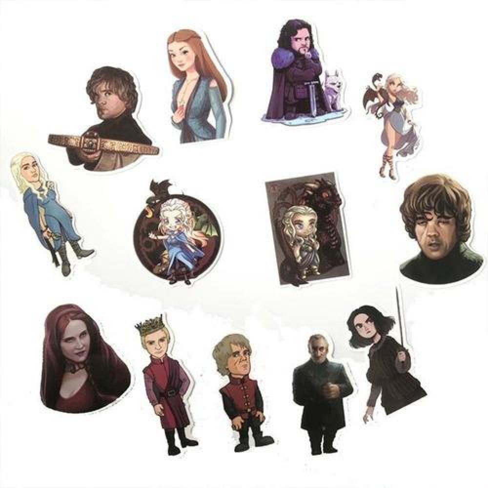 Pack 60 sticker Game of Thrones casas Siguil Impermeable