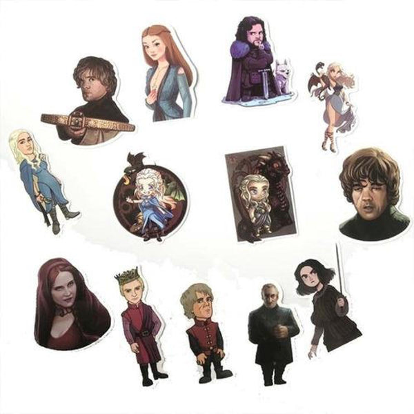 Pack 60 sticker Game of Thrones casas Siguil Impermeable