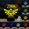 Lampara 3D The Legend of Zelda c/ remoto 16 color