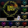 Lampara 3D Lord of the Ring  el señor de los anillos Control
