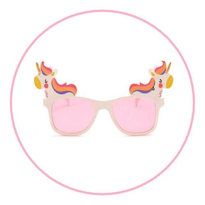 Lentes Sol Gafas Unicornio Glitter Fiesta Brillante Kawaii