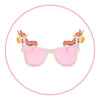 Lentes Sol Gafas Unicornio Glitter Fiesta Brillante Kawaii