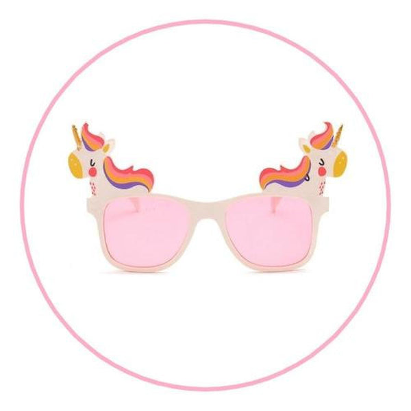 Lentes Sol Gafas Unicornio Glitter Fiesta Brillante Kawaii