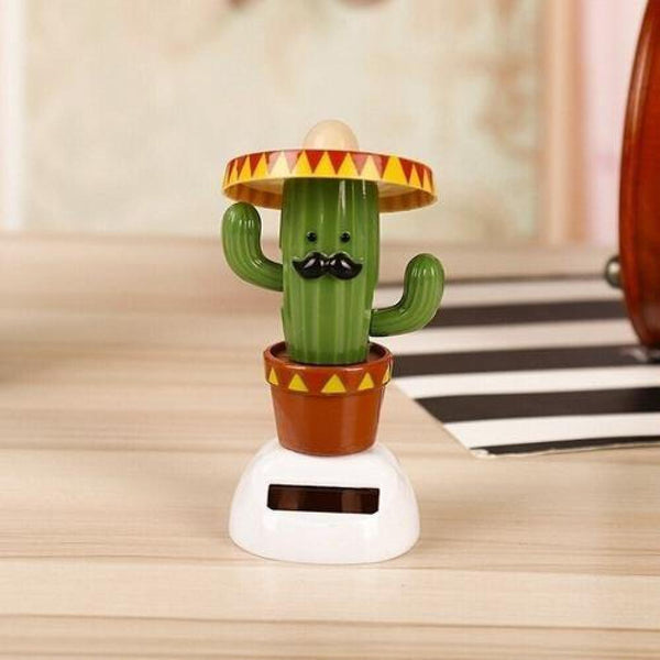 Juguete Solar Cactus Mexicano  Bailarín Estoykuku