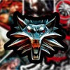 Pack 50 sticker The witcher 3 Impermeable celular maleta