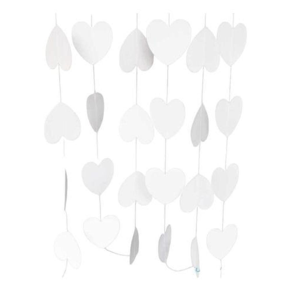Guirnalda De Papel Corazones 4 metros