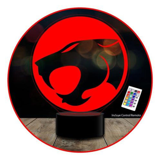 Lámpara 3D Thundercat control remoto 16 color Estoykuku