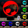 Lámpara 3D Thundercat control remoto 16 color Estoykuku