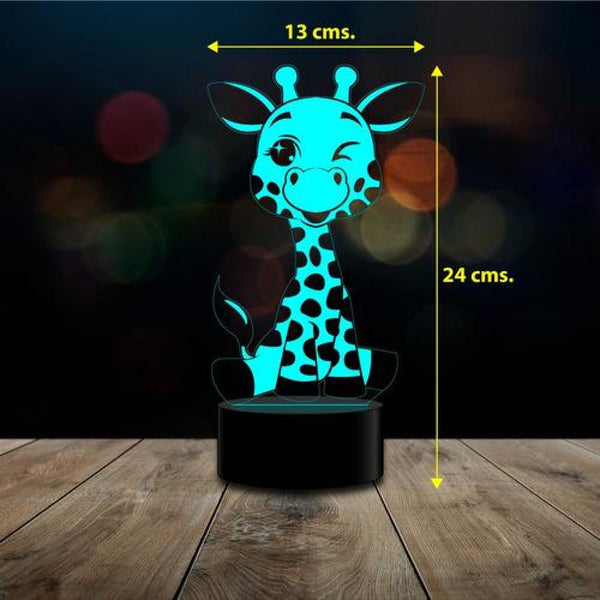 Ilusión 3D Baby Jirafa Kawaii c/remoto