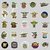 Pack 50 Sticker  Baby Yoda star wars