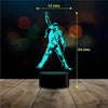 Ilusión led 3D Freddy M Queen c/remoto colores