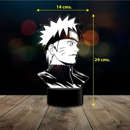 Lámpara 3D Naruto Uzumakiremoto 16 color Estoykuku