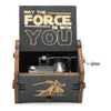 Caja Musical Black Madera Star Darth