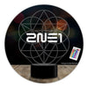 Ilusion 3D 2NE1 k-pop 16 colores Control remoto