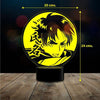 Lampara 3D Shingeki no Kyojin Attack on Titan levi 1