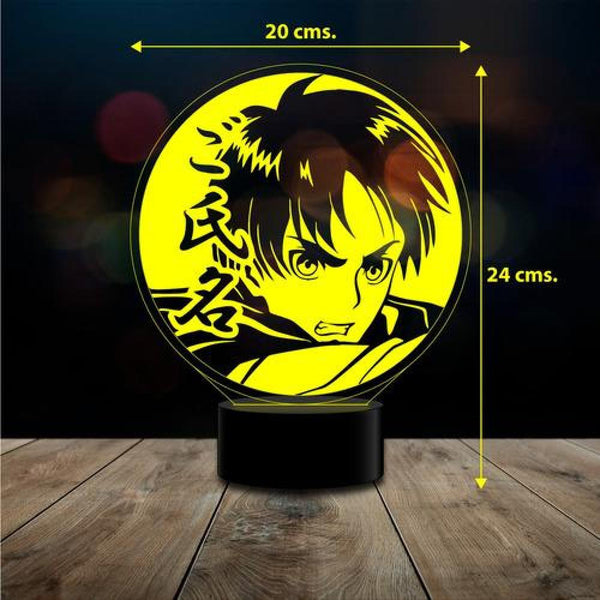 Lampara 3D Shingeki no Kyojin Attack on Titan levi 1