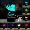 Lampara 3D  Shingeki no Kyojin Attack on Titan levi Kawaii