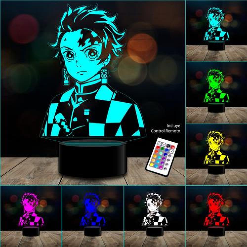 Lampara 3D Tanjiro Demon Slayer: Kimetsu no Yaiba MOD 2