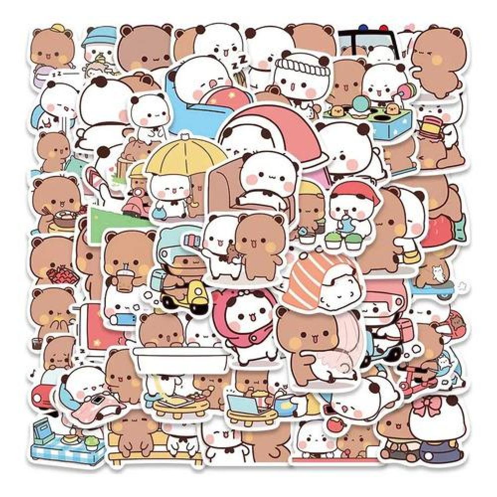 Set Stickers calcomonias ositos Cute Bubu y Dudu