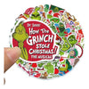 Set Stickers calcomonias el Grinch, odia navidad