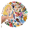 Pack 50 Sticker dibujos animados princesas Stich mickey