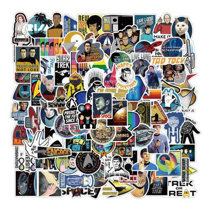 Set Stickers calcomonias Star trek Kirk Spock