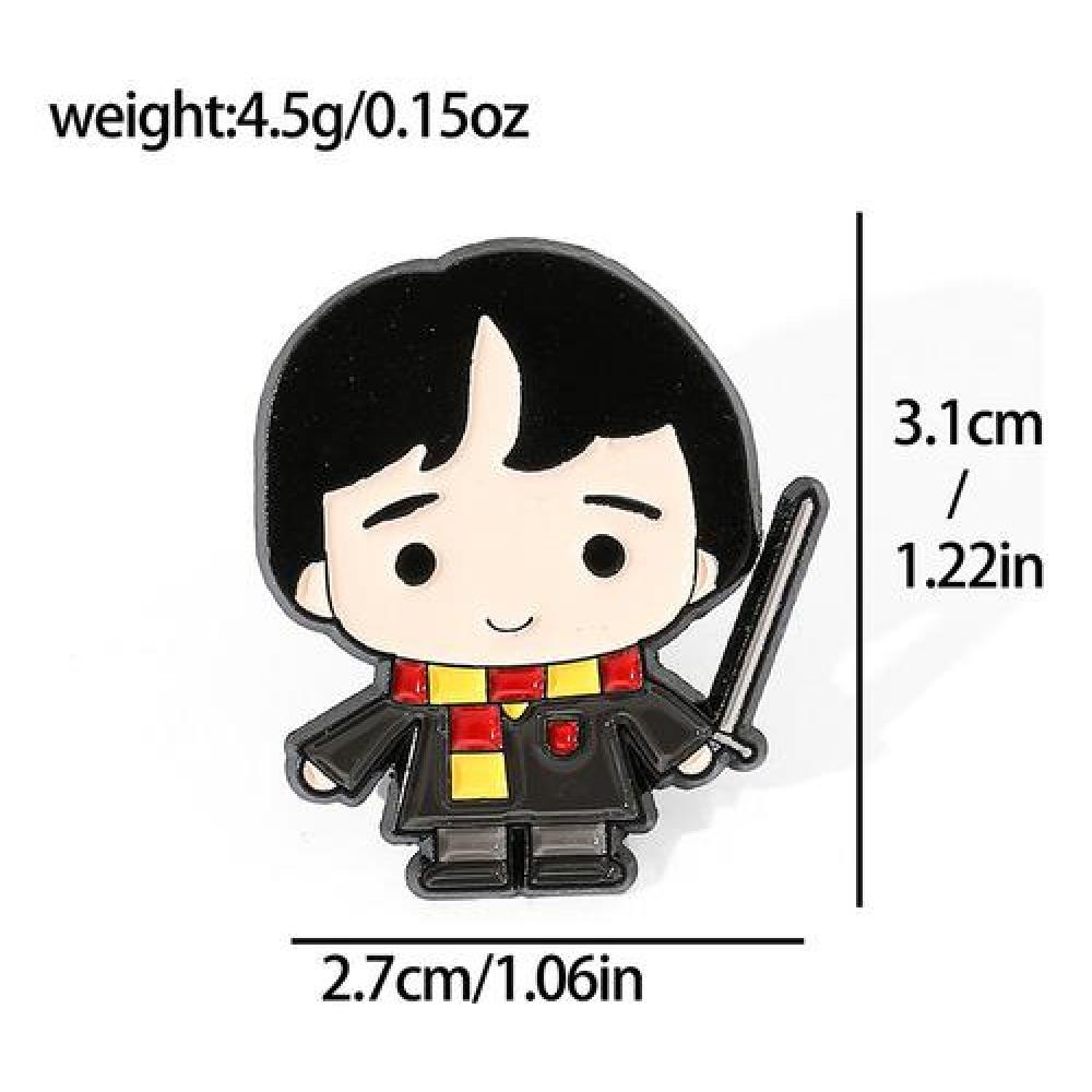 Set Pines Broches personajes de Harry Potter Chibi kawai