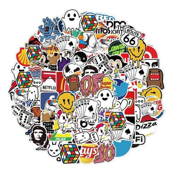 Pack sticker logotipos de marcas