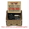 Caja Musical We Are Never Ever Getting Back Together Taylor