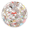 Set Stickers calcomonias Mochi Mochi Peach cat Gatitos kawai